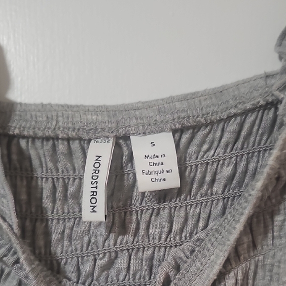 Gray Ruffled Maxi Dress - Picture 2 of 3